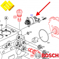 BOSCH F00N210315 Common Rail Fuel Pressure Regulator ,Control Valve.
PARTSBOS