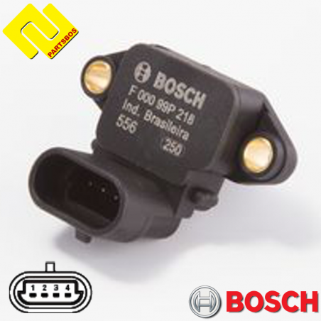 BOSCH F00099P218 Intake manifold air pressure sensor (MAP),
PARTSBOS