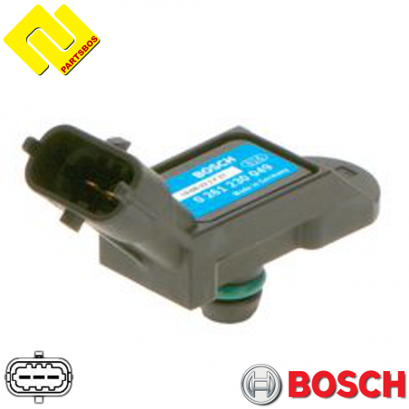 BOSCH 0261230049 Intake Manifold Pressure Sensor MAP for SMART ,SEA-DOO ,
 PARTSBOS