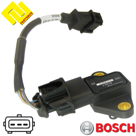 BOSCH F00C3G1303 Intake Manifold Pressure Sensor MAP -PARTSBOS