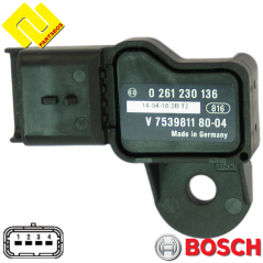 BOSCH 0261230136 Intake Manifold Pressure Sensor MAP 
for CITROEN ,MINI ,PEUGEOT .PARTSBOS.SHOP