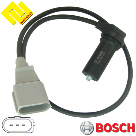 BOSCH 0986280485 Crankshaft RPM Sensor
 PARTSBOS
