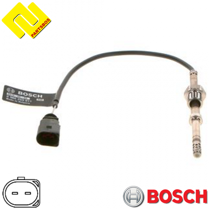 BOSCH 0986259011 Exhaust Gas Temperature Sensor (EGTS) for AUDI ,SEAT ,VW , -PARTSBOS-