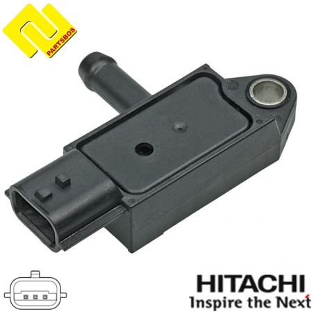 HITACHI/HUCO 137422 Exhaust Pressure Sensor 
for DACIA ,GENERAL MOTORS ,NISSAN ,OPEL ,RENAULT ,-PARTSBOS-