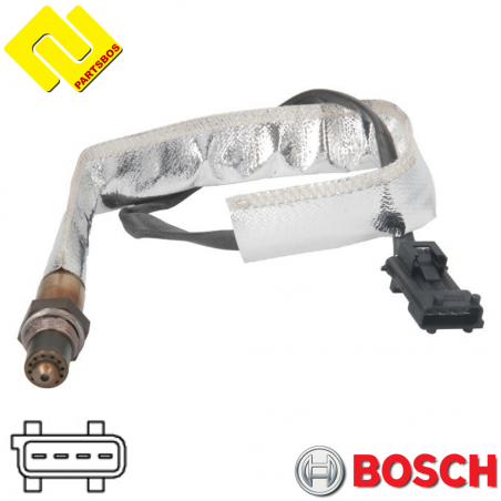 BOSCH 0258006682 Oxygen-Lambda Sensor for FIAT ,FORD ,LANCIA ,SAAB ,VOLVO ,
-PARTSBOS-