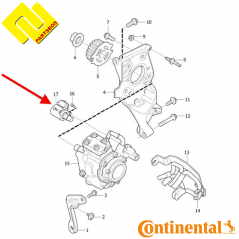 CONTINENTAL-VDO A2C8761150080 VCV Output regulation valve for CITROEN ,FORD ,MAZDA ,PEUGEOT ,VOLVO ,-PARTSBOS-