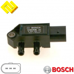 BOSCH 0986280715 Exhaust Pressure Sensor for AUDI ,SEAT ,SKODA ,VW ,-PARTSBOS-