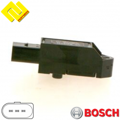 BOSCH 0986280715 Exhaust Pressure Sensor for AUDI ,SEAT ,SKODA ,VW ,-PARTSBOS-