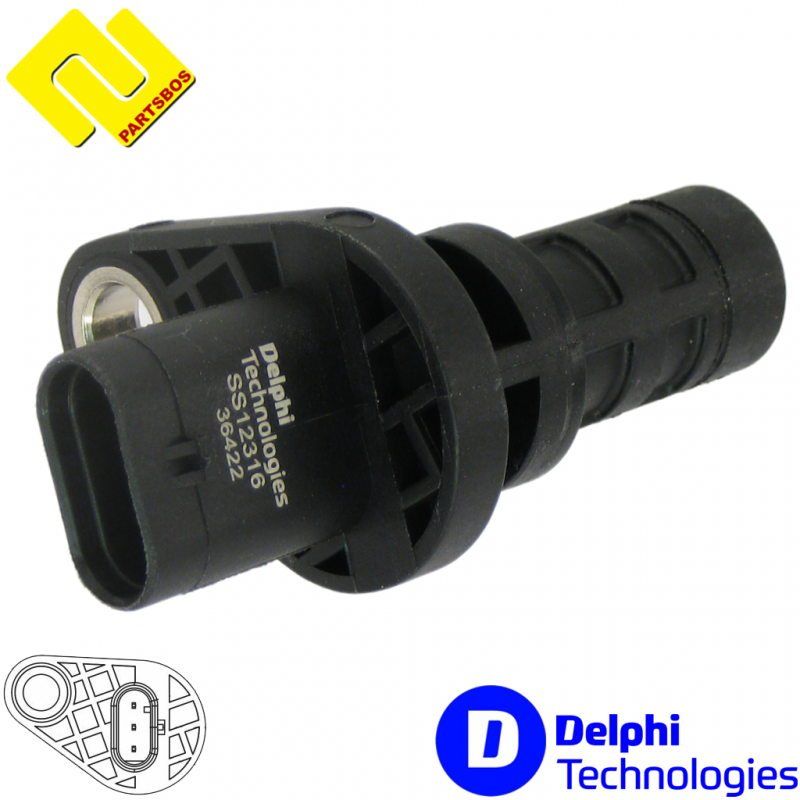 DELPHI SS12316 CRANKSHAFT RPM SENSOR for FIAT ,FORD ,JEEP ,OPEL ,ABARTH ,ALFA ROMEO ,CHRYSLER ,LANCIA ,VAUXHALL,-PARTSBOS- DELPHI SS12316 CRANKSHAFT RPM SENSOR for FIAT ,FORD ,JEEP ,OPEL ,ABARTH ,ALFA ROMEO ,CHRYSLER ,LANCIA ,VAUXHALL,-PARTSBOS-