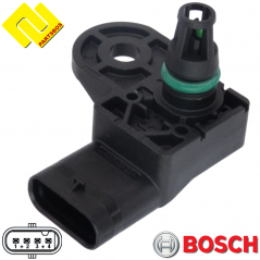 BOSCH 0261230254 Intake Manifold Pressure Sensor MAP for BMW ,CITROËN ,MINI ,PEUGEOT ,-partsbos.shop-