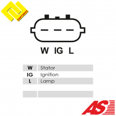 AS-PL ALTERNATOR VOLTAGE REGULATOR ,-PARTSBOS-