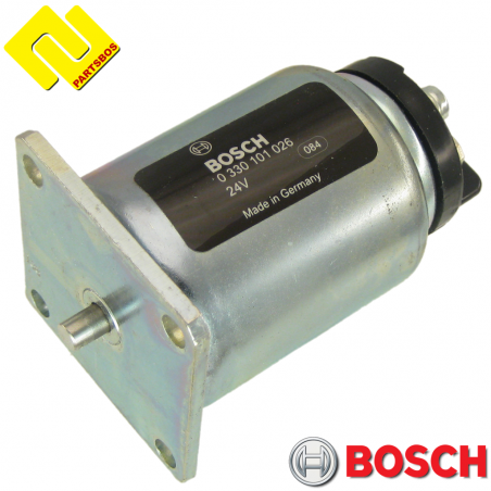 BOSCH 0330101026 Fuel Shutdown Shutoff Solenoid ,for CASE IH, FAUN, FIAT, IVECO, KHD, MAGIRUS-DEUTZ ,-PARTSBOS-