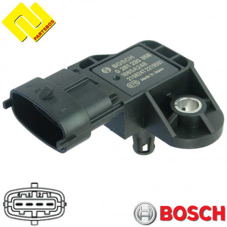 BOSCH 0261230358 intake Manifold Pressure Sensor MAP for MITSUBISHI ,-PARTSBOS-
