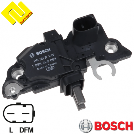 BOSCH 1986AE0063 ALTERNATOR REGULATOR ,-PARTSBOS- 