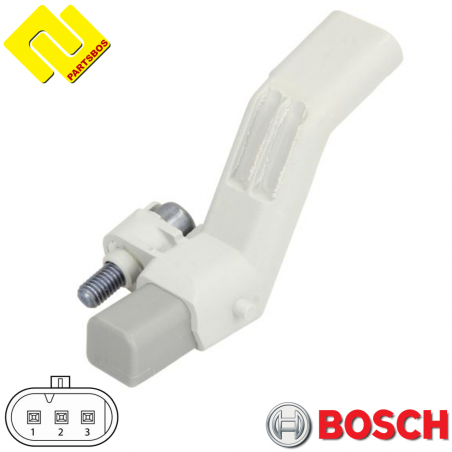 BOSCH 0986280612 Crankshaft RPM Sensor for AUDI ,SEAT ,SKODA ,VW ,
-PARTSBOS-