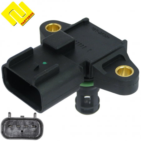 PARTSBOS P38069 Intake Manifold Pressure Sensor MAP 
,for FORD ,LINCOLN ,5WK96848 ,AA5A9F479CA ,
-PARTSBOS-