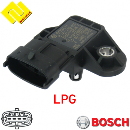 BOSCH 026123001F Intake Manifold Pressure Sensor MAP for LPG engine 
-PARTSBOS-
