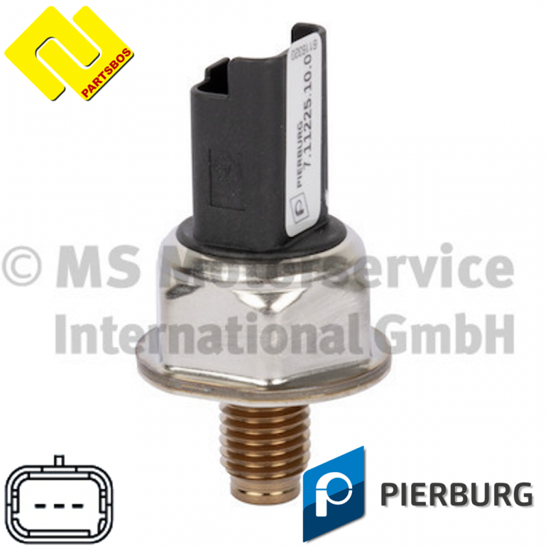 PIERBURG 7.11225.10.0 ,7.11756.06.0 ,Fuel Pressure Sensor for DACIA ,MERCEDES-BENZ ,NISSAN ,RENAULT ,-PARTSBOS-