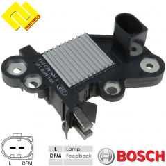 BOSCH 1986AE0014 Voltage Regulator for CITROEN ,FIAT ,FORD ,IVECO ,MITSUBISHI ,MAHINDRA ,SEAT ,SKODA ,VW ,-PARTSBOS-
