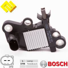 BOSCH 1986AE0014 Voltage Regulator for CITROEN ,FIAT ,FORD ,IVECO ,MITSUBISHI ,MAHINDRA ,SEAT ,SKODA ,VW ,-PARTSBOS-