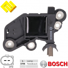 BOSCH 1986AE0014 Voltage Regulator for CITROEN ,FIAT ,FORD ,IVECO ,MITSUBISHI ,MAHINDRA ,SEAT ,SKODA ,VW ,-PARTSBOS-