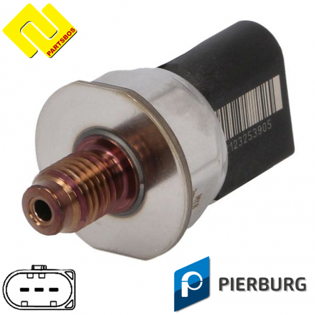 PIERBURG 7.11225.15.0 Sensor, fuel pressure ,059130758E ,for AUDI ,VW ,-PARTSBOS-