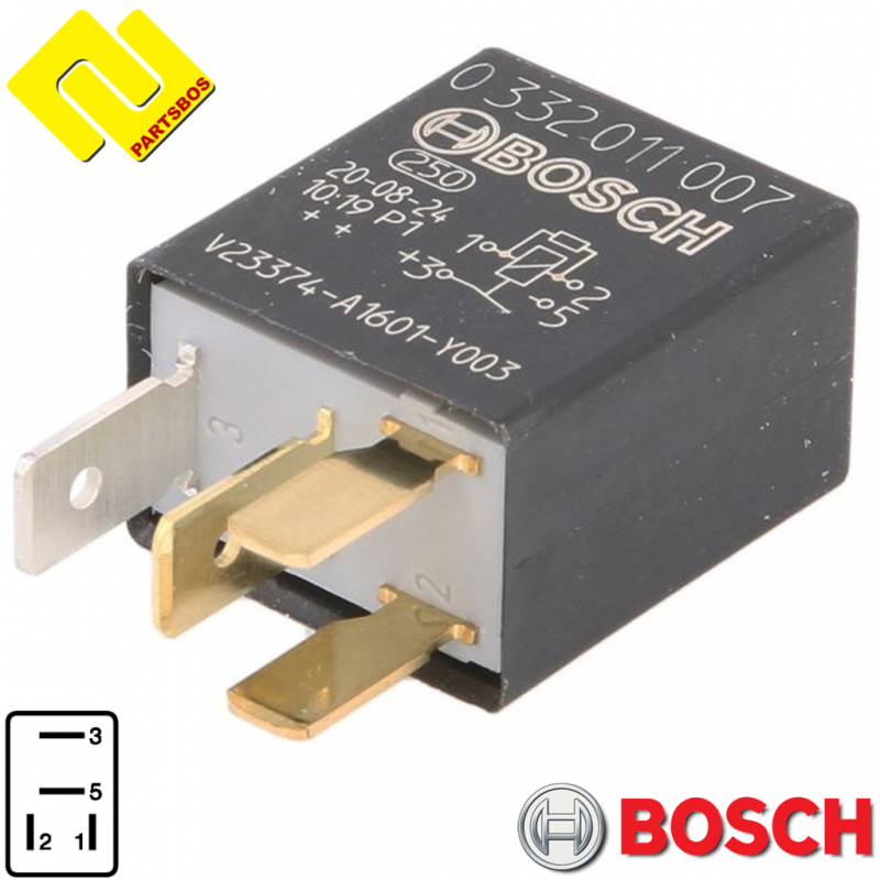 BOSCH 0332011007 ,0332017300 ,0332017100 ,0332017315 ,Relay 12v ,
-PARTSBOS- BOSCH 0332011007 ,0332017300 ,0332017100 ,0332017315 ,Relay 12v ,
-PARTSBOS-