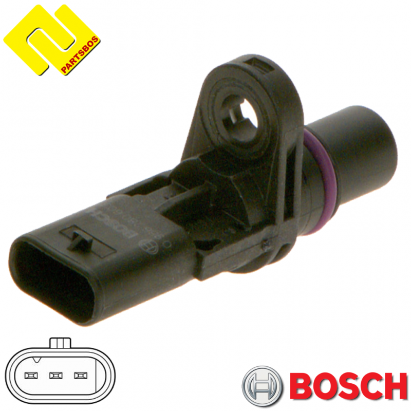 BOSCH 0986280603 Camshaft Position Sensor for AUDI ,BENTLEY ,CUPRA ,MAN ,SEAT ,SKODA ,VW ,-PARTSBOS-