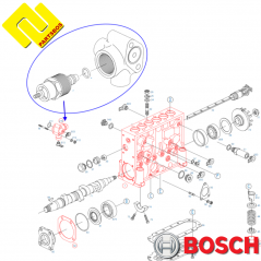 BOSCH 2330001021 Fuel Shutdown Shutoff Solenoid Valve 
for FIAT ,IVECO ,MAN ,MB ,SCANIA ,VOLVO ,
-PARTSBOS-