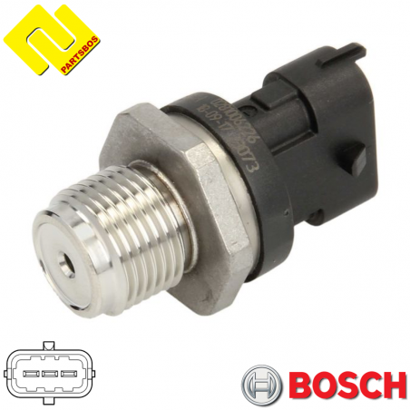 BOSCH 0281006226 Fuel Pressure Sensor 
for CASE-STEYR ,IVECO ,NEW HOLLAND ,
-PARTSBOS-