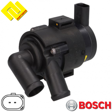 BOSCH 0986338406 Additional Electric Coolant Pump 
for VW TRANSPORTER T5/T6 ,-PARTSBOS-