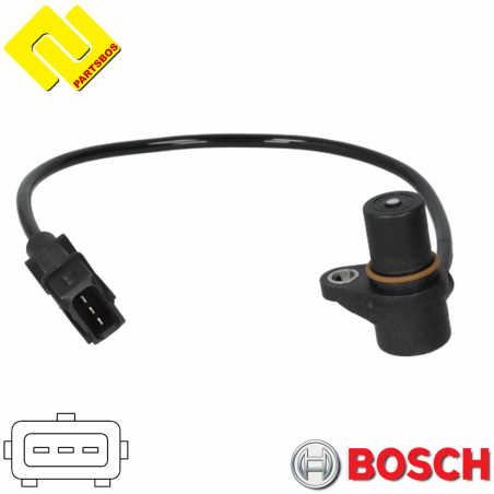 BOSCH 0281002165 Crankshaft RPM Sensor 
for CASE IH ,Fiat ,Iveco ,Polaris ,Victory ,
-PARTSBOS-