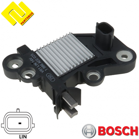 Alternator Voltage Regulator BOSCH 1986AE0025 ,0272220840 ,0272220810 ,for DACIA ,MERCEDES-BENZ ,RENAULT ,SMART ,
-PARTSBOS-