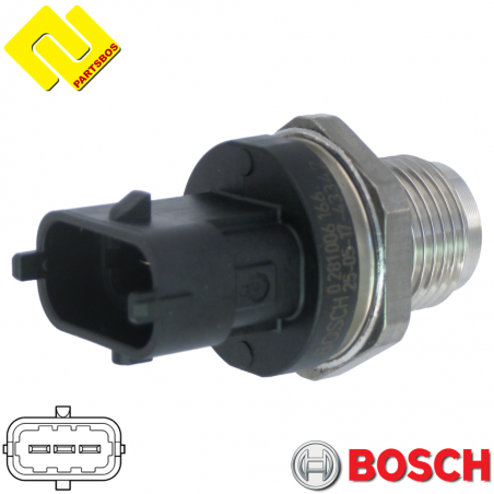 BOSCH 0281006166 ,FUEL PRESSURE SENSOR ,https://partsbos.shop/