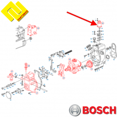 BOSCH 0330004004 Fuel Shutdown Shutoff Solenoid Valve for CASE IH ,DEUTZ ,IVECO ,MAN ,RENAULT ,VOLVO ,
-PARTSBOS-