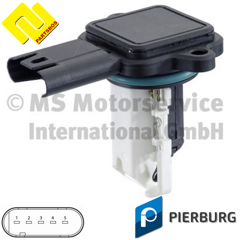 PIERBURG 7.07759.68.0 Air Mass Sensor 
for BMW ,
-PARTSBOS-