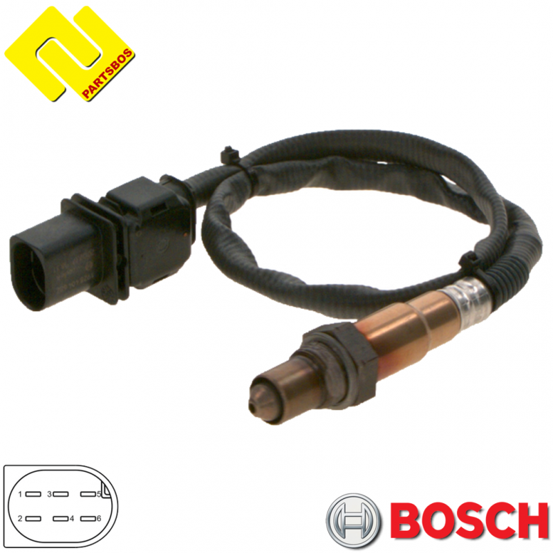 BOSCH 0281004135 ,LS44135 ,17236 ,Oxygen-Lambda Sensor 
for MERCEDES-BENZ ,SMART ,
-PARTSBOS-