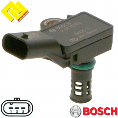 BOSCH 0261232032 Intake Manifold Pressure Sensor 0261232033 MAP for AUDI ,BENTLEY ,PORSCHE ,VW ,
-PARTSBOS-