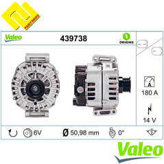 ASPL A3167 ,VALEO 439738 ,Alternator 12v/180A ,
for MERCEDES BENZ 
-PARTSBOS-