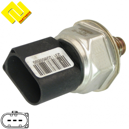 PARTSBOS P37009 Fuel Pressure Sensor 
55PP07-02 ,9307Z512A ,for HYUNDAI ,KIA ,MERCEDES-BENZ ,
-PARTSBOS-