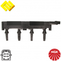 NGK 48032 ,U6009 Ignition Coil for CITROEN ,FIAT ,LANCIA ,PEUGEOT ,
-PARTSBOS-