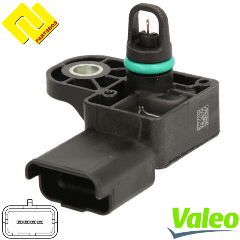 VALEO 255610 Intake Manifold Pressure Sensor MAP 
for CITROEN ,DS ,OPEL ,PEUGEOT ,TOYOTA ,VAUXHALL ,
-PARTSBOS-