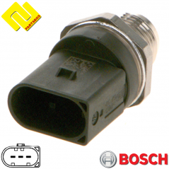 BOSCH 0281002926 Fuel Pressure Sensor 2000 bar 
0281002927 ,for MERCEDES-BENZ ,
-PARTSBOS-