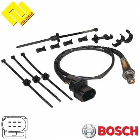 BOSCH 0258007357 Oxygen-Lambda Sensor 
LS7357 ,for AUDI ,FORD ,SEAT ,SKODA ,VW ,
-PARTSBOS-