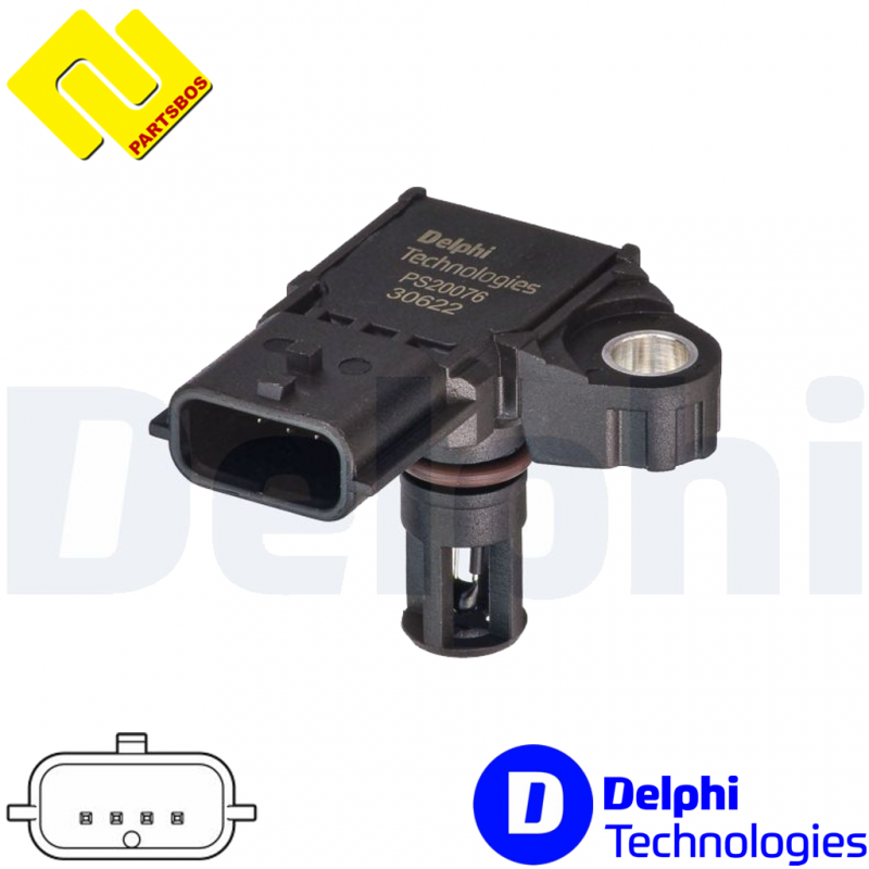 DELPHI PS20076-12B1 Intake Manifold Pressure Sensor MAP
for Dacia ,Renault ,
-PARTSBOS- DELPHI PS20076-12B1 Intake Manifold Pressure Sensor MAP
for Dacia ,Renault ,
-PARTSBOS-