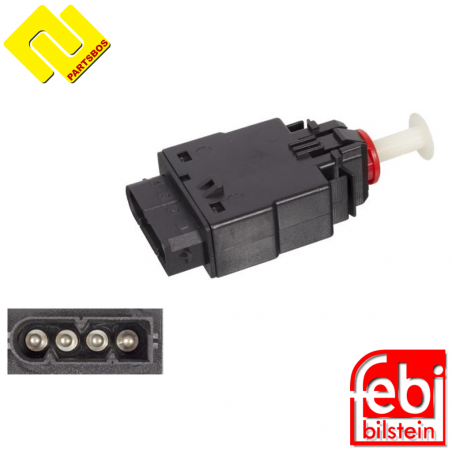 FEBI 06035 Brake Lights Switch 
for BMW ,GM ,OPEL ,LAND ROVER ,VAUXHALL ,
-PARTSBOS-