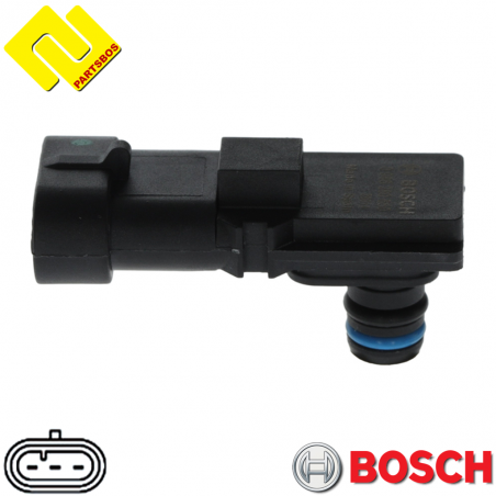 BOSCH 0986280650 
Intake Manifold Pressure Sensor (MAP Sensor) for RENAULT ,DACIA ,GM ,NISSAN ,OPEL ,VAUXHALL ,-PARTSBOS-