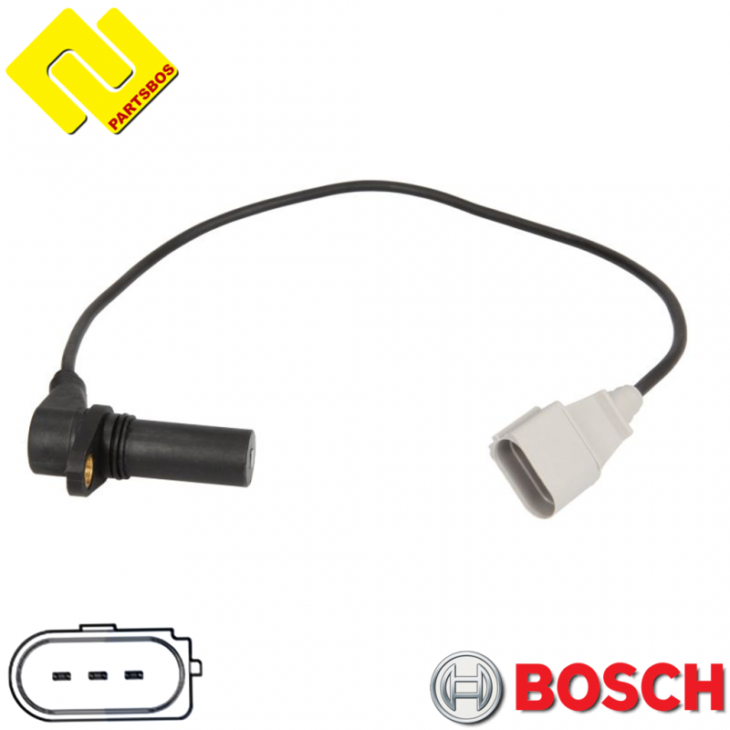 BOSCH 0986280484 Crankshaft RPM Sensor 
for AUDI ,FORD ,SEAT ,SKODA ,VW,
-PARTSBOS-