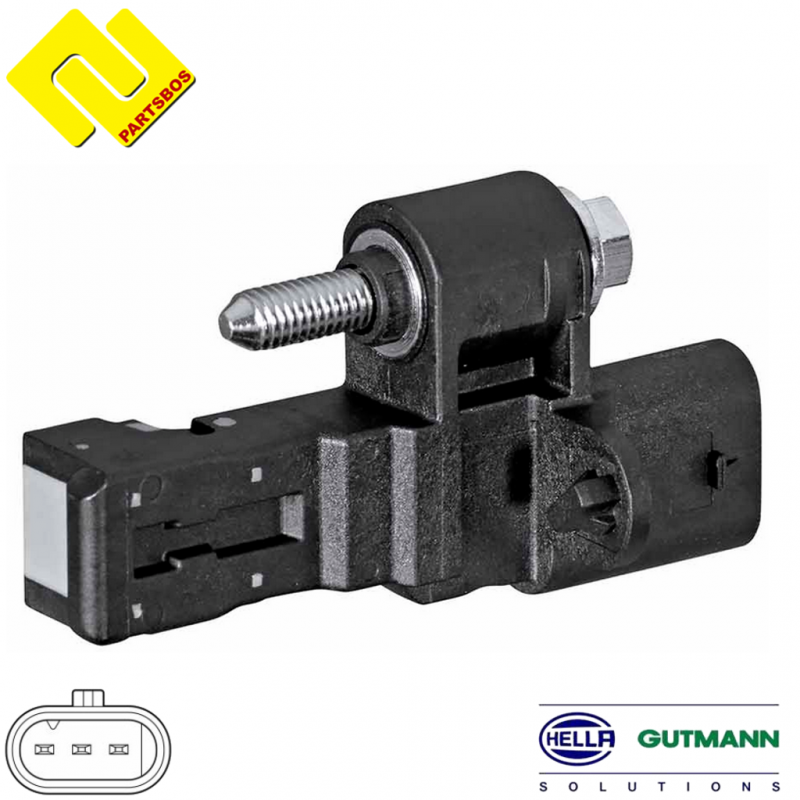HELLA 6PU358381-581 Crankshaft RPM Sensor 
for CITROEN ,DS ,OPEL ,PEUGEOT ,VAUXHALL ,
-PARTSBOS-