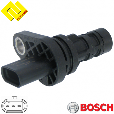 BOSCH 0281006088 ,0281006089 CRANKSHAFT RPM SENSOR ,PARTSBOS 